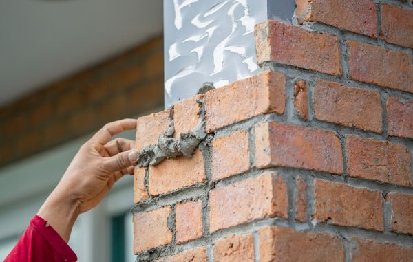 Brick Pillar Repair in Walnut Creek