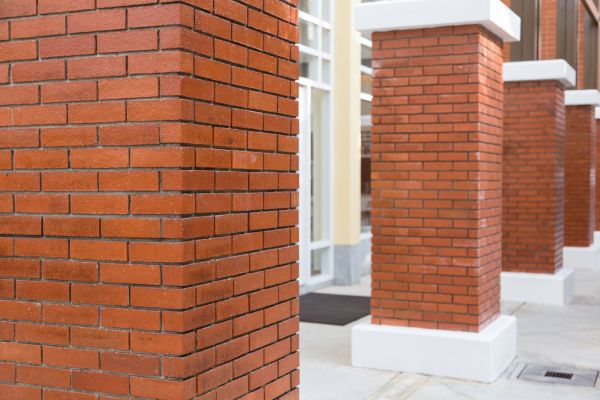 Brick Column Installation in Walnut Creek